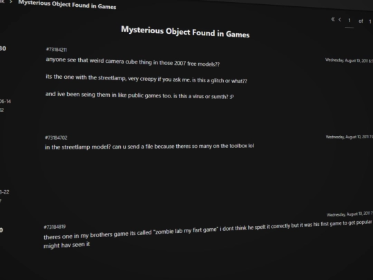 forums screenshot