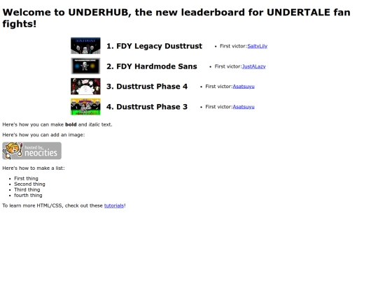 index screenshot