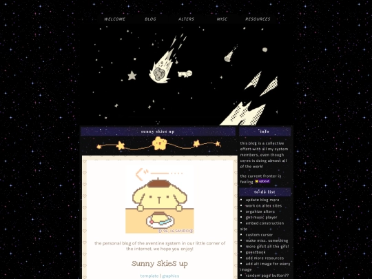 blog screenshot