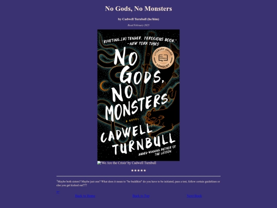 bookshelf/no-gods-no-monsters screenshot