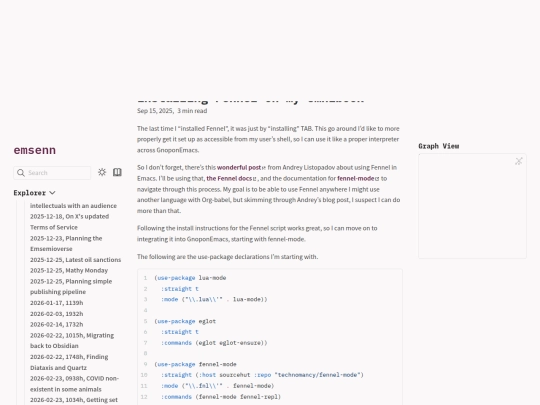 Personal/Babbles/2025-09-15,-0919h,-Properly-installing-Fennel-on-my-Omnibook screenshot