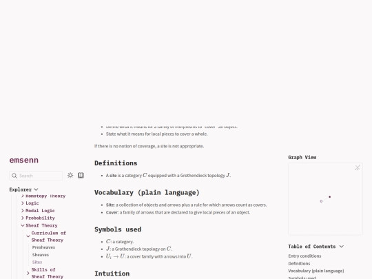 mathematics/disciplines/sheaf-theory/curricula/sites-sheaves screenshot