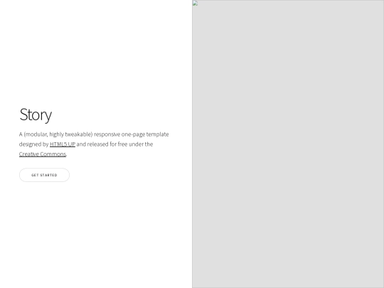 html5up-story screenshot