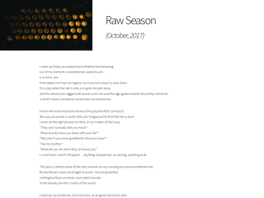poetry_3RawSeason screenshot