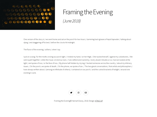 poetry_9FramingtheEvening screenshot