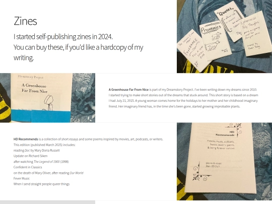 zines_index screenshot