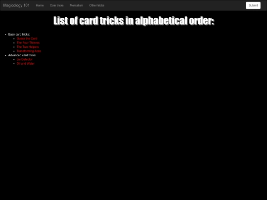 card_tricks screenshot