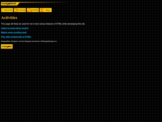 activities screenshot