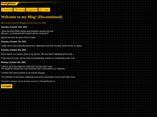 blog screenshot