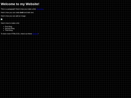 test screenshot