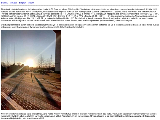posts/2021-12-21-Talvipaivanseisaus screenshot