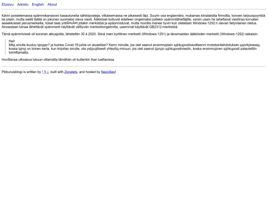 posts/2022-04-15-Spammimerkisto-ongelma screenshot