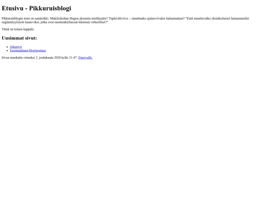 vanha screenshot