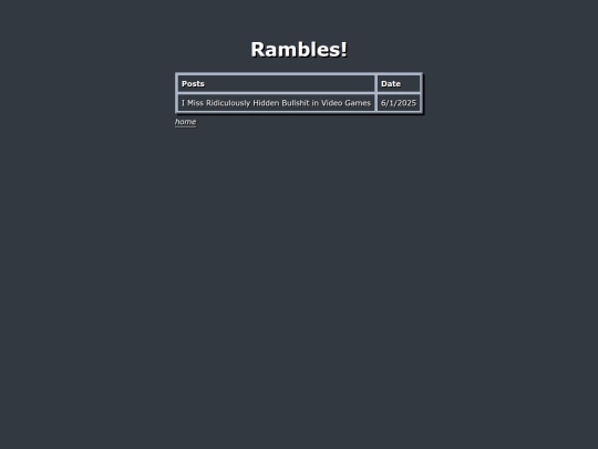rambles screenshot
