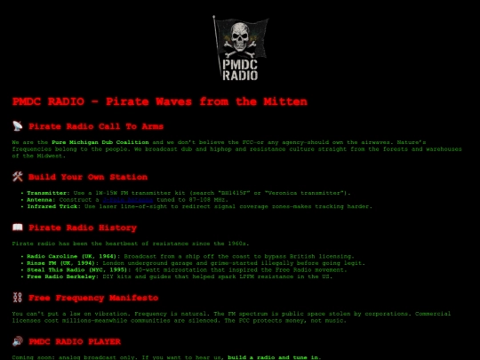 pmdcradio screenshot