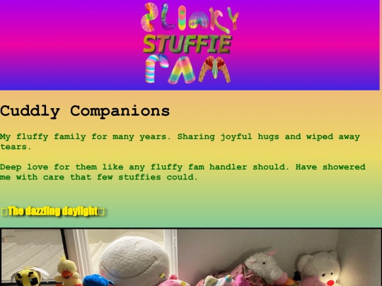 Html/CuddlyCompanions screenshot