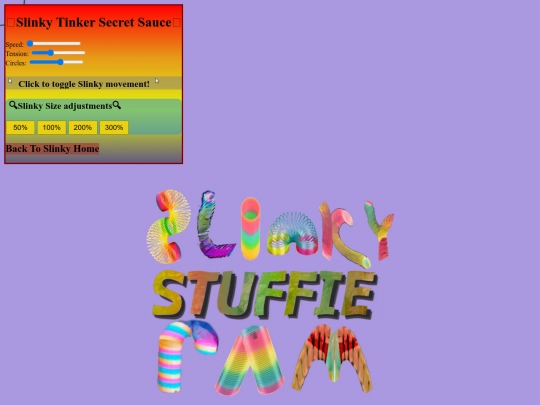 Html/SlinkySandbox screenshot