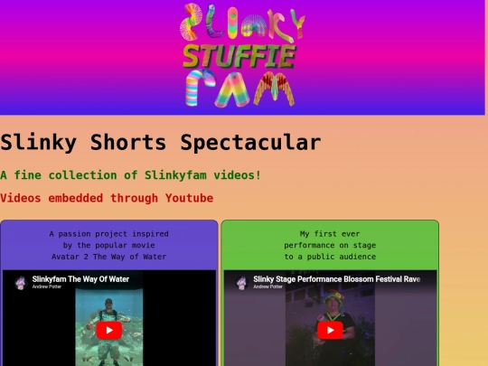 Html/SlinkyShortsSpectacular screenshot