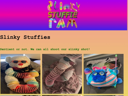 Html/SlinkyStuffies screenshot