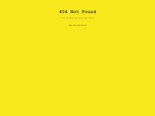 not_found screenshot