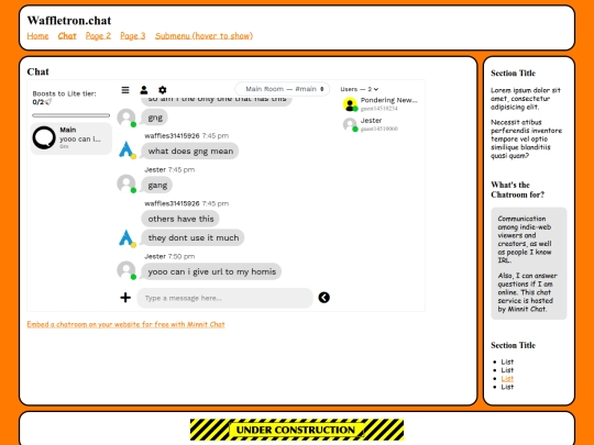 chat screenshot