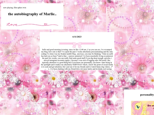 blog screenshot