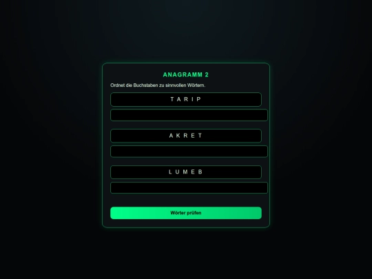 Anagram2 screenshot