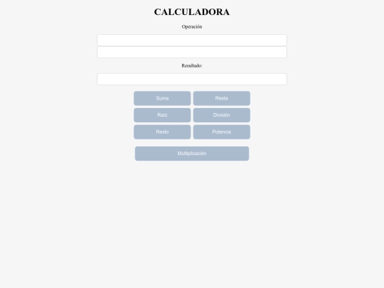 Calculadora screenshot