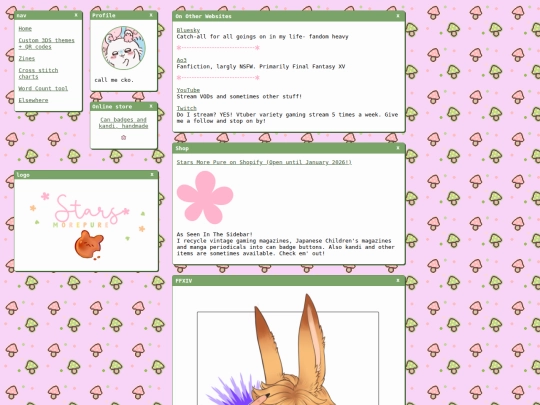 links screenshot