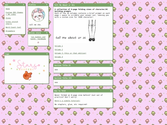 zines screenshot