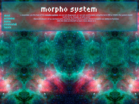 pages/system screenshot
