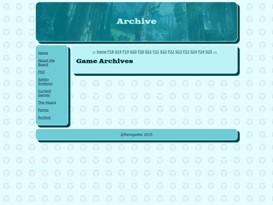 archive screenshot
