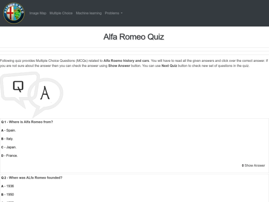 multiplechoice screenshot