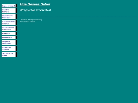 faqs screenshot