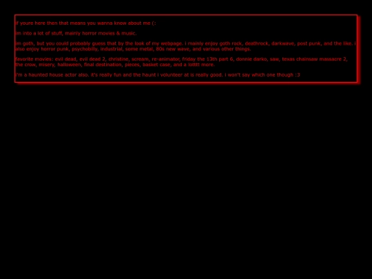 aboutme screenshot