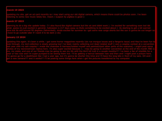 blogposts screenshot