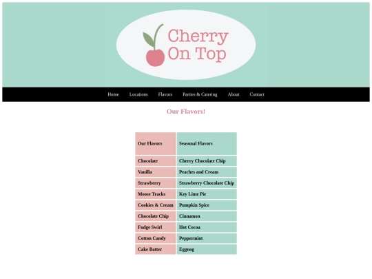 flavors screenshot