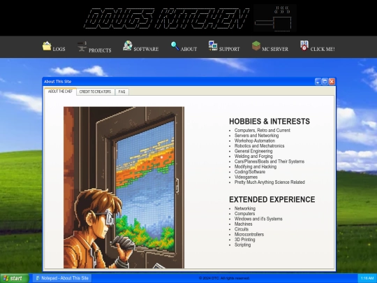 ABOUT screenshot