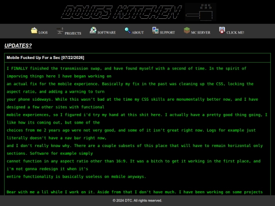LOGS screenshot