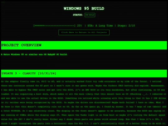 PROJECT HTMLS/RETRO95 screenshot