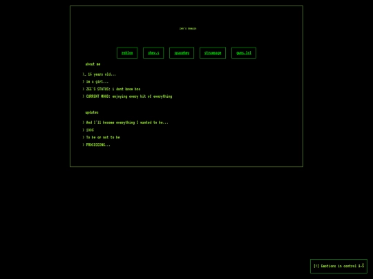 index screenshot