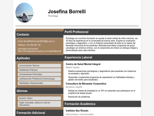 CV/cv screenshot