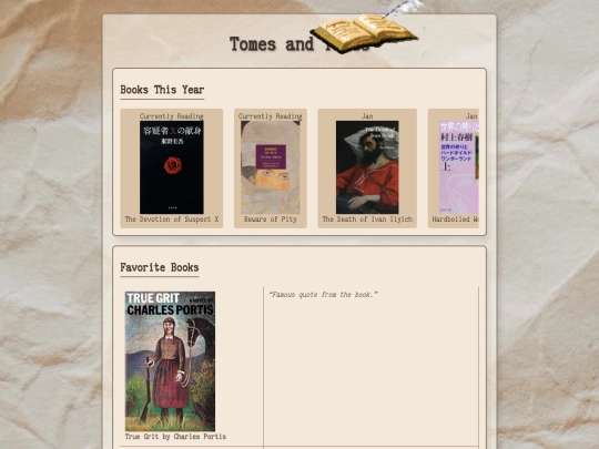 Library/tales screenshot