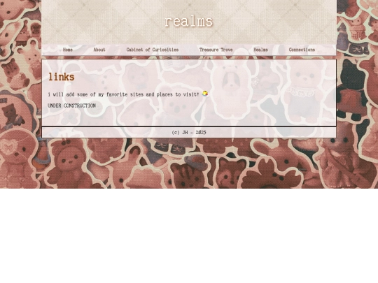 Links screenshot