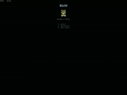blog/template screenshot