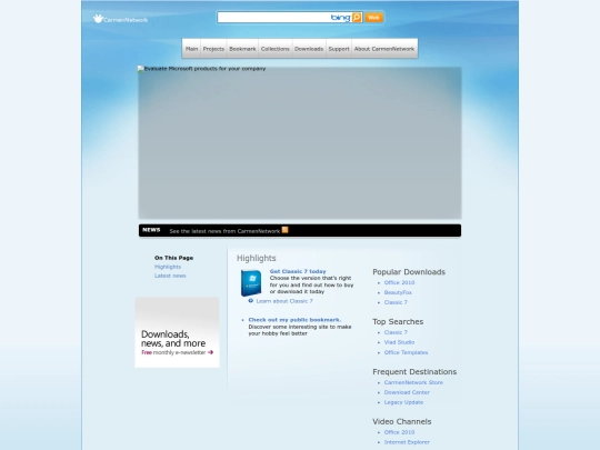 index screenshot