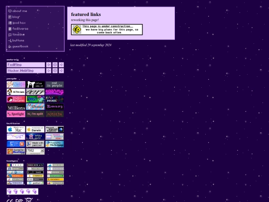 links screenshot