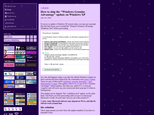 posts/skip-KB892130-on-windows-xp screenshot
