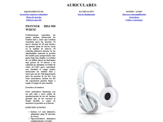 auriculares screenshot