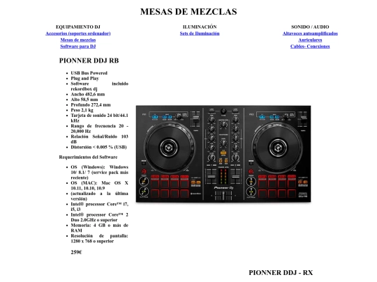 mesas screenshot